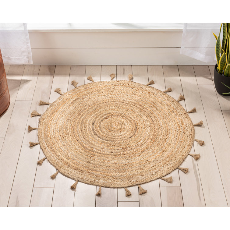 Well Woven Round Avalon Handmade HandLoomed Jute/Sisal Area Rug in